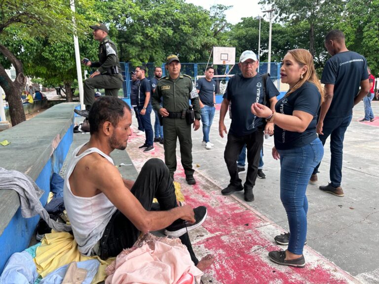 Con intervención social en parque Universal, habitantes de calle inician ruta para mejorar su calidad de vida en Barranquilla
