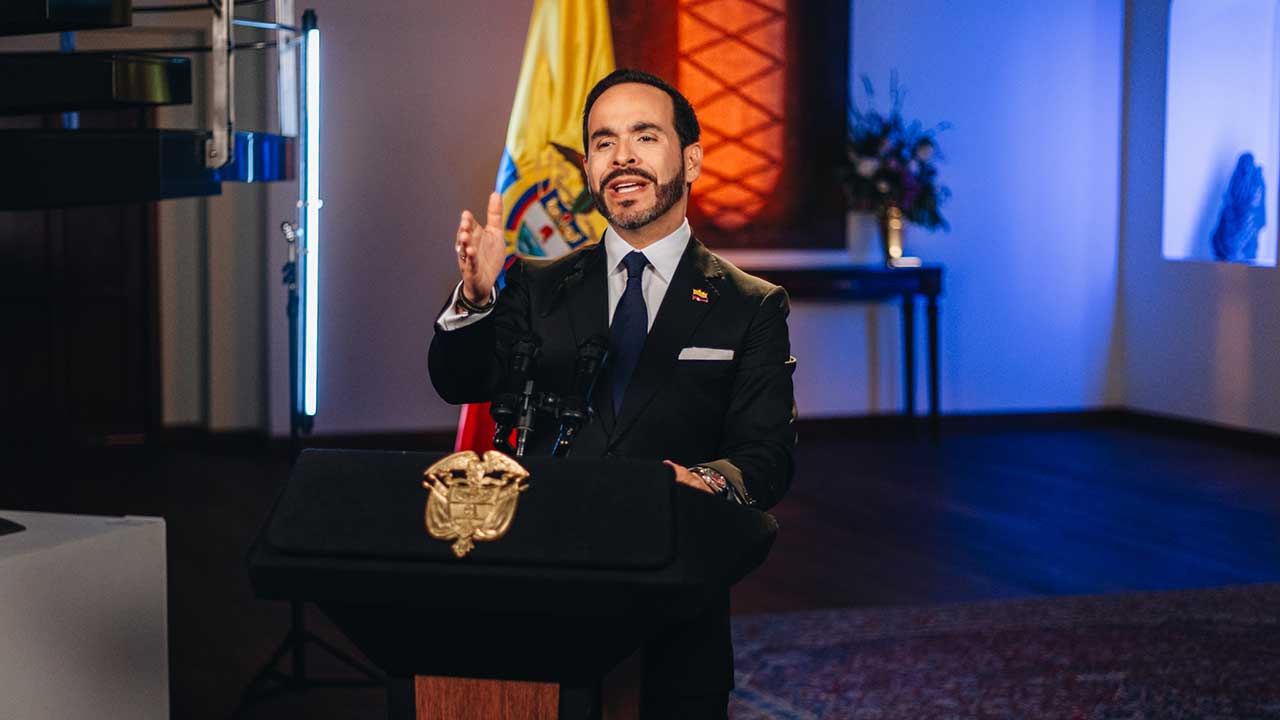 De la Espriella alocución FMI crisis fiscal El presidente Abelardo de la Espriella durante su alocución del 27 de septiembre de 2026
