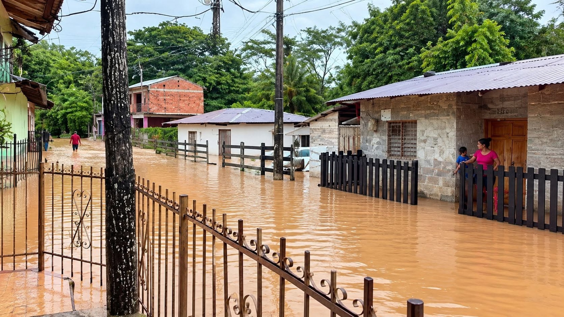 Imagen suministrada para la noticia de inundaciones en San José de Uré